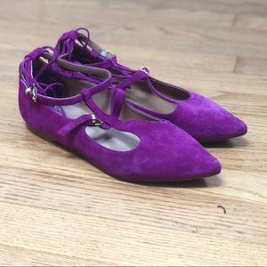 Free People Purple Flats